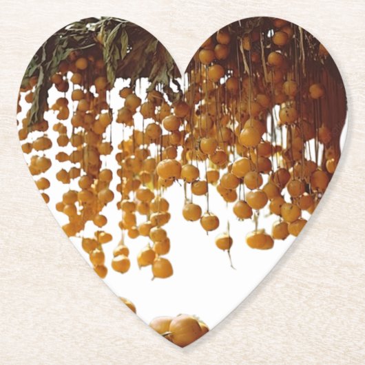 ザクロ果実 ペーパーコースター (正面)