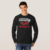 ザクロ果樹種果実花 Tシャツ (正面フル)