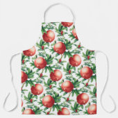 ザクロ模様 エプロン (正面)