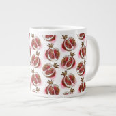 ザクロ模様 ジャンボコーヒーマグカップ (正面右)