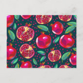 ザクロ模様 ポストカード (正面)