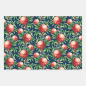 ザクロ模様 ラッピングペーパーシート (正面3)