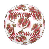 ザクロ模様 野球ボール (正面)