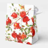 ザクロ水彩テーマ明るい色 フェイバーボックス (裏面サイド)