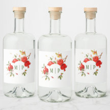 ザクロ水彩テーマ明るい色