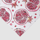 ザクロ水彩及びインクパターン 薄葉紙 (詳細)