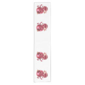 ザクロ白 ショートテーブルランナー (正面)