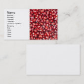 ザクロ種子 名刺 (正面/裏面)