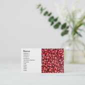 ザクロ種子 名刺 (スタンド正面)