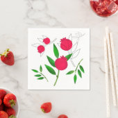 ザクロ紙ナプキンス スタンダードカクテルナプキン (インサイチュ)