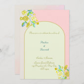 ザクロ結婚式招待状 シーズンカード (正面/裏面)