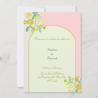 ザクロ結婚式招待状 シーズンカード