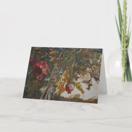 ザクロ絵を描ナト カード