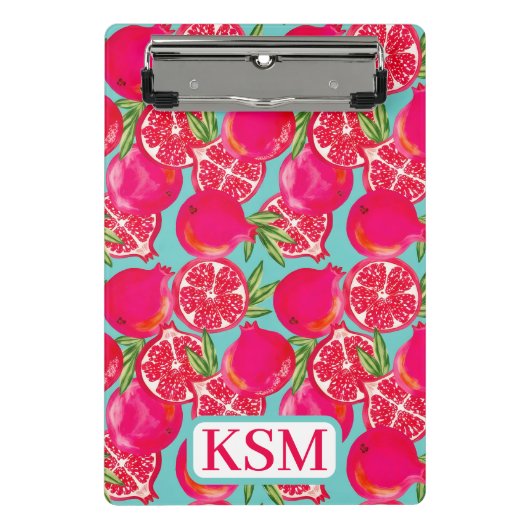 ザクロ絵を描メグラム ミニクリップボード (正面)