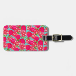 ザクロ絵を描ンラゲッジタグ ラゲッジタグ