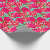 ザクロ絵を描ンラッピング紙 ラッピングペーパー (角)