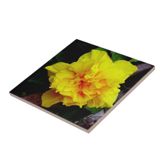 ザクロ花 タイル (側面)