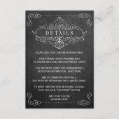 ザクロ華美ック結婚ボード エンクロージャーカード (正面)