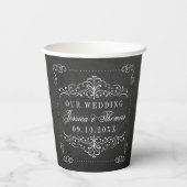 ザクロ華美ック結婚ボード 紙コップ (裏面)