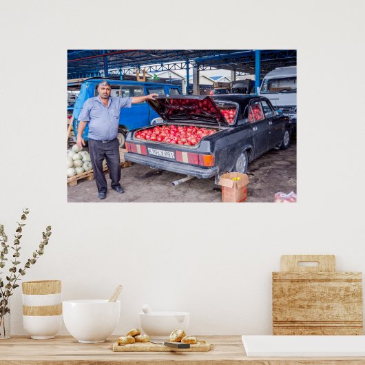 ザクロ販売用 ポスター (キッチン)