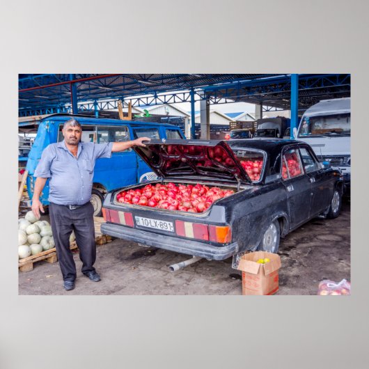 ザクロ販売用 ポスター (正面)