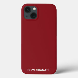 ザクロ赤い色名ケースメイトiPhoneケース iPhone 13ケース