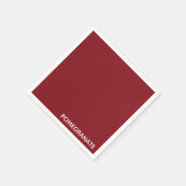 ザクロ赤の色名 スタンダードカクテルナプキン (角)