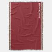 ザクロ赤の色名 スローブランケット (正面縦)