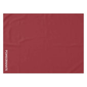 ザクロ赤の色名 テーブルクロス (正面(横))