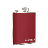 ザクロ赤の色名 フラスク (右)