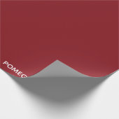 ザクロ赤の色名 ラッピングペーパー (角)