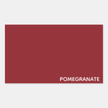 ザクロ赤の色名