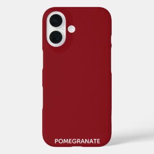 ザクロ赤の色名 iPhone 16ケース