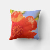 ザクロ赤花枕 クッション (裏面)