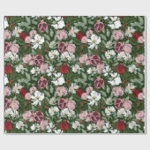 ザクロ開花 ラッピングペーパー (フラット)