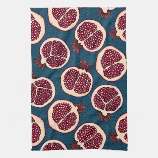 ザクロ キッチンタオル (縦)