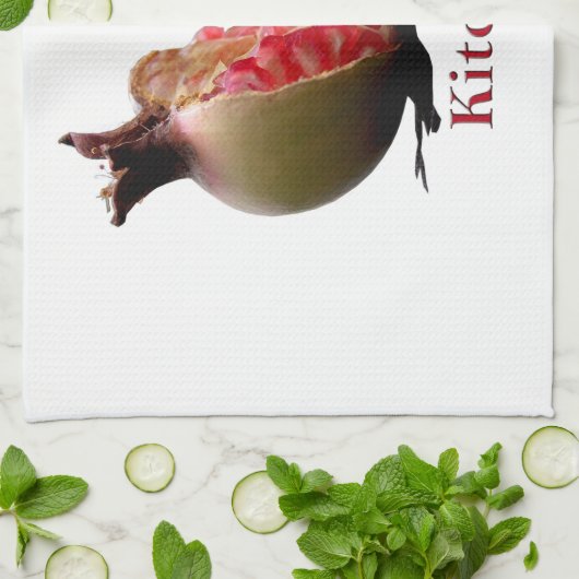 ザクロ キッチンタオル (折り畳み)