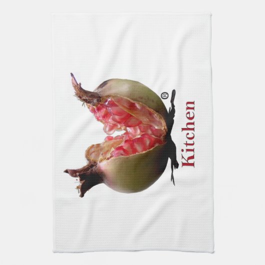 ザクロ キッチンタオル (縦)