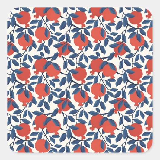 ザクロ スクエアシール (正面)