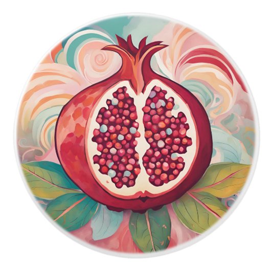 ザクロ セラミックノブ (正面)