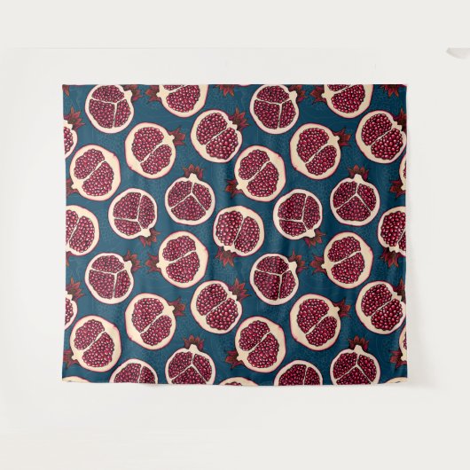 ザクロ タペストリー (正面(横))