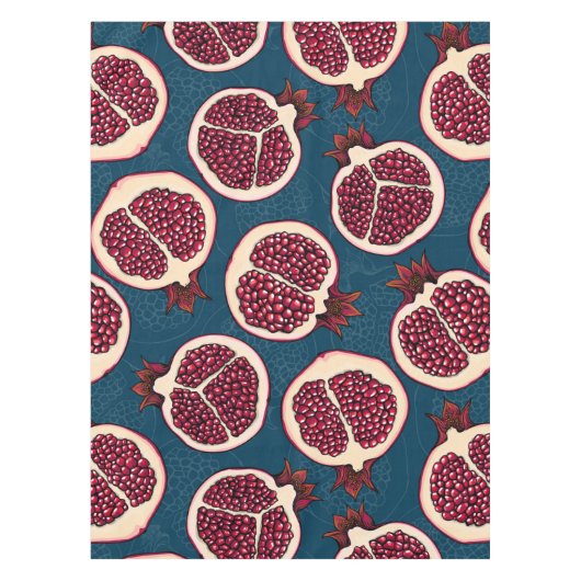 ザクロ テーブルクロス (正面)