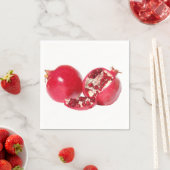 「ザクロ」デザイン紙ナプキン スタンダードカクテルナプキン (インサイチュ)