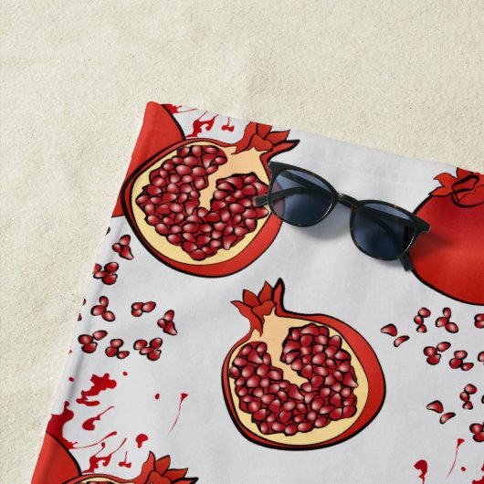 ザクロ ビーチタオル (インサイチュ)