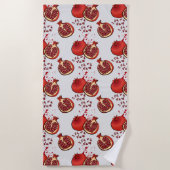 ザクロ ビーチタオル (正面)