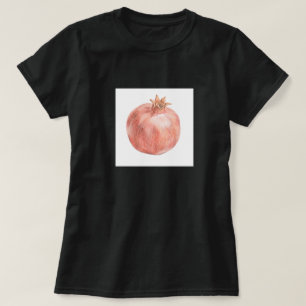 ザクロ フルーツ レトロ 食事好き Tシャツ