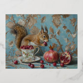 ザクロ – ホイルポストカード 箔シーズンポストカード (正面)