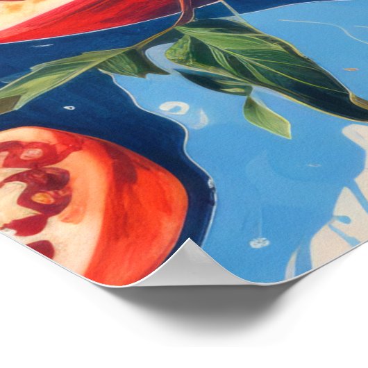 ザクロ ポスター (角)