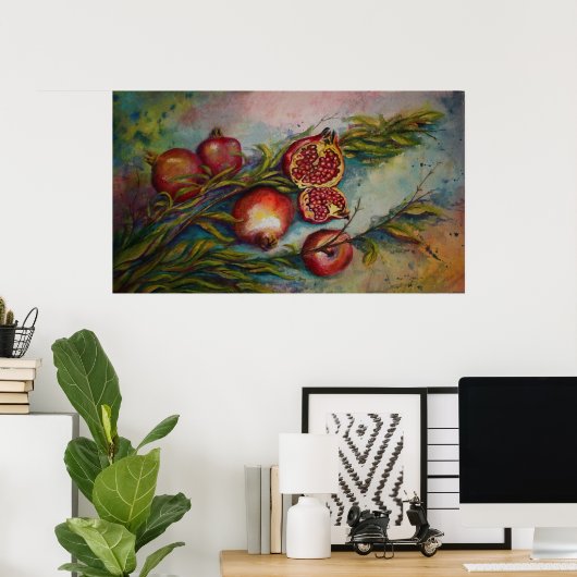 ザクロ ポスター (ホームオフィス)