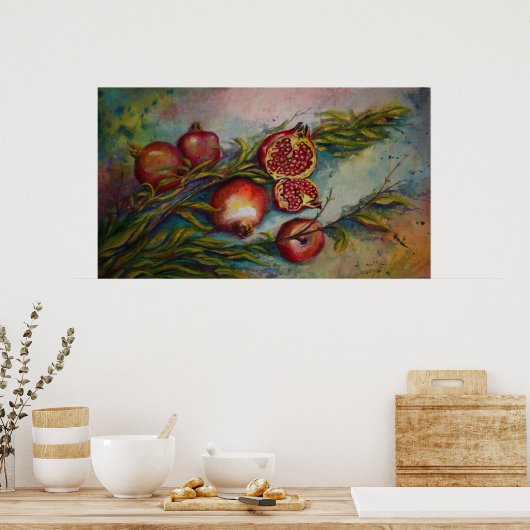 ザクロ ポスター (キッチン)